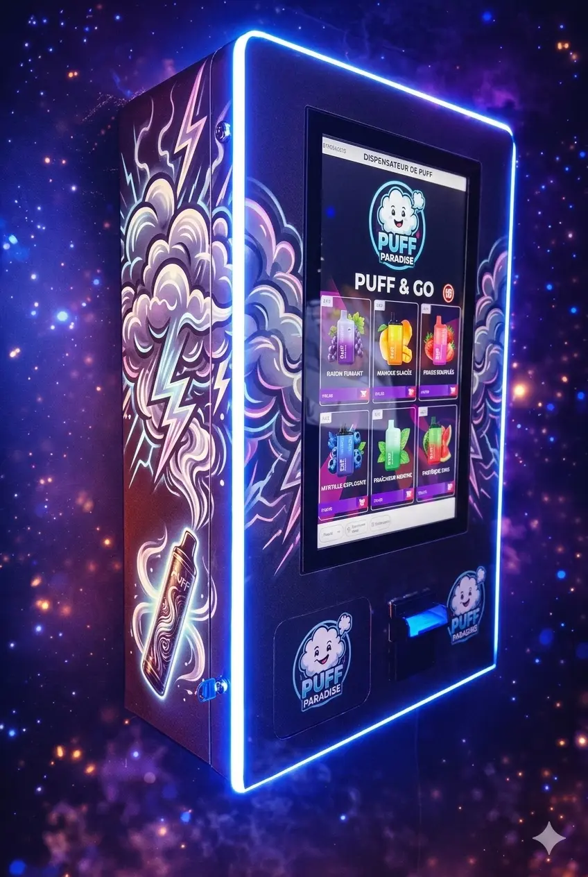 Distributeur automatique Puffs et Vape Street-Box